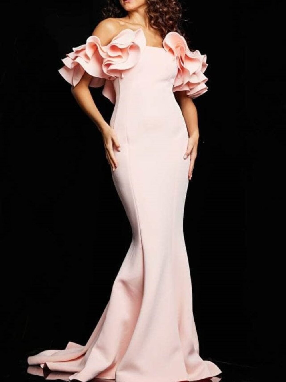 SALE NWT Jovani 24280SC Scuba Cocktail Dress Lilac size 0